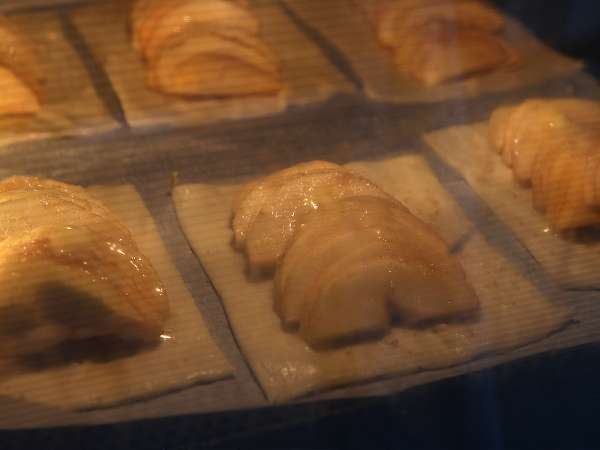 Tart apel tipis - Persiapan langkah 5