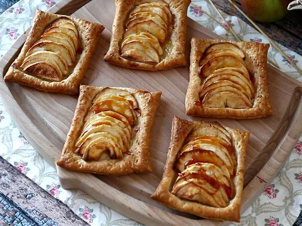 Tart apel tipis - Persiapan langkah 6