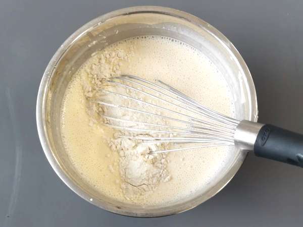 Kue keju Basque - Persiapan langkah 3