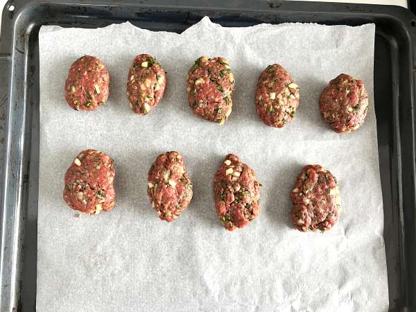 Köfte - Bakso Turki - Persiapan langkah 4