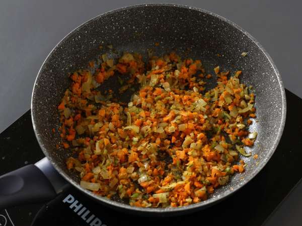 Lasagna vegetarian (Anda tidak akan percaya!) - Persiapan langkah 2