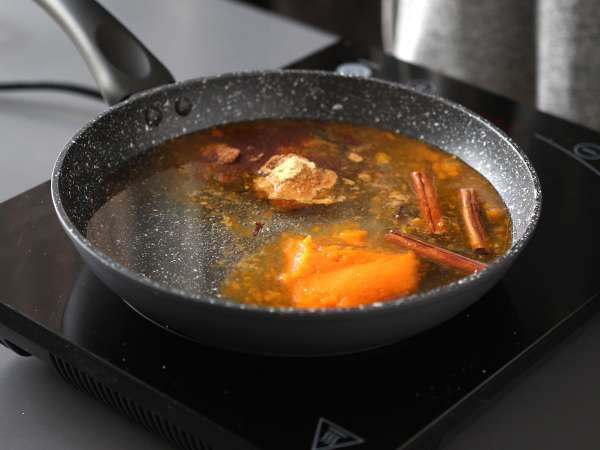 Sirup labu buatan sendiri, cocok untuk minuman musim gugur/musim dingin - Persiapan langkah 4