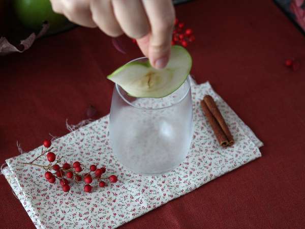 Pumpkin Spritz, koktail pedas dengan sirup labu! - Persiapan langkah 2