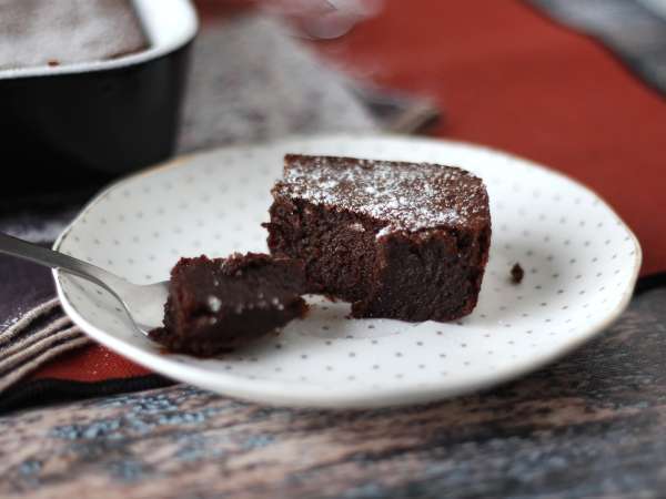 Kue krim cokelat dan kastanye EXTRA FONDANT hanya dengan 4 bahan - Persiapan langkah 5