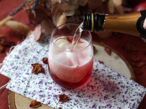 Koktail yang sempurna untuk Hari Valentine, Cranberry Spritz! - Persiapan langkah 5