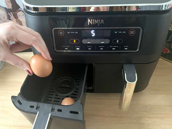 Telur rebus dengan Air Fryer, tip yang sangat mudah untuk memasak dengan sempurna! - Persiapan langkah 2