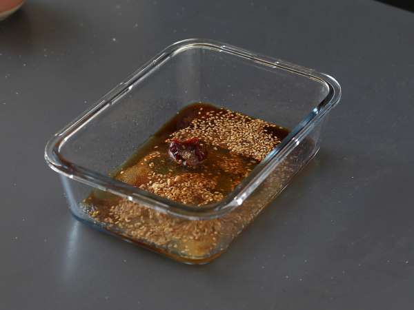 Paha ayam dengan bumbu khas Jepang - Persiapan langkah 1