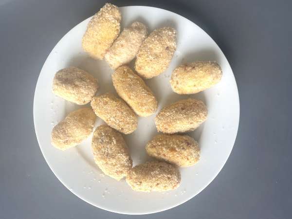 Ham croquetas dengan Air Fryer: sedikit minyak, tetapi renyah seperti biasanya! - Persiapan langkah 8