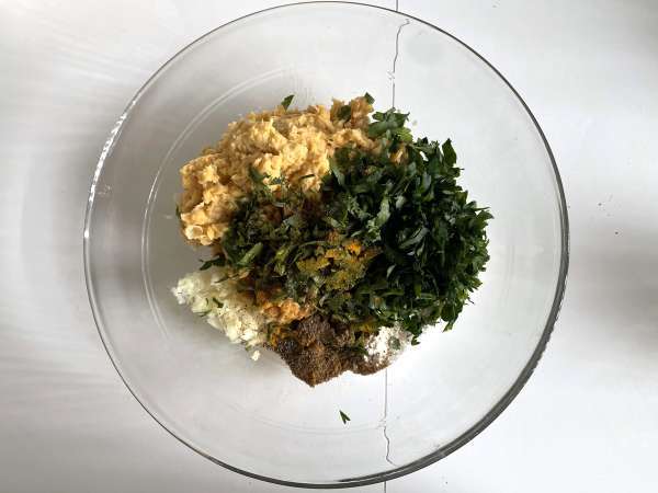 Falafel dalam Air Fryer, untuk hasil yang renyah tanpa digoreng! - Persiapan langkah 2