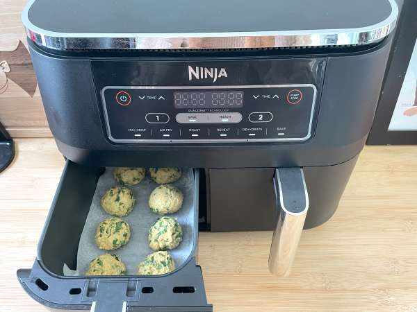Falafel dalam Air Fryer, untuk hasil yang renyah tanpa digoreng! - Persiapan langkah 5