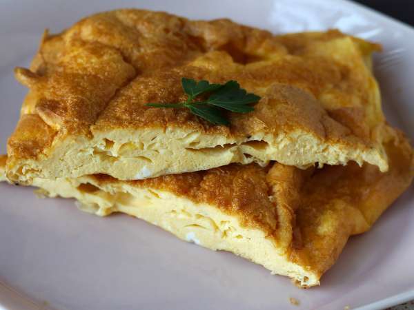 Telur dadar dalam penggorengan udara, resep ringan tanpa mengotori apa pun di dapur! - Persiapan langkah 4