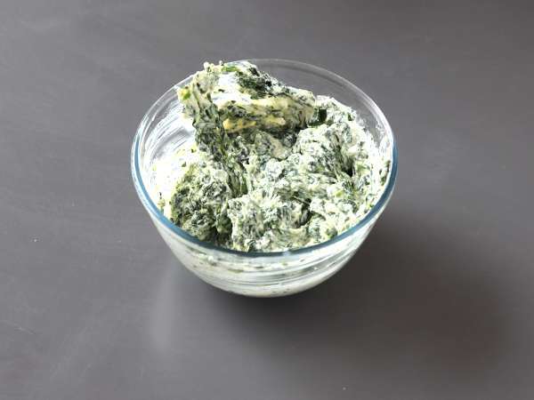 Conchiglioni diisi dengan ricotta dan bayam: hidangan vegetarian panggang yang tak tertahankan - Persiapan langkah 5