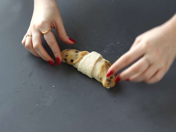 Croissant yang sangat lezat dan sangat mudah. Kombinasi sempurna antara croissant dan kue! - Persiapan langkah 7