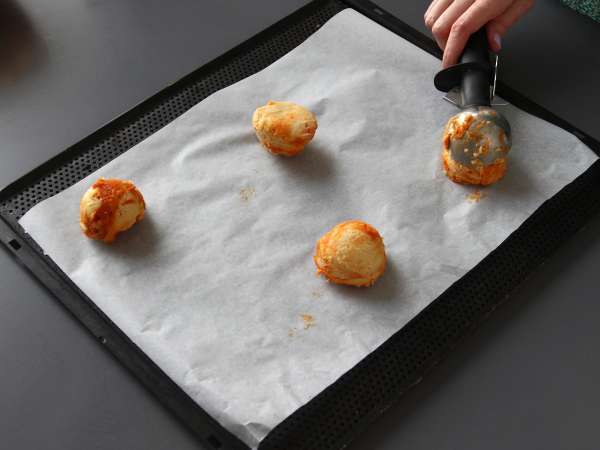 Kue kering dengan biskuit gochujang, biskuit manis, asin, dan pedas! - Persiapan langkah 7