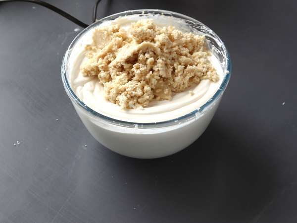 Tiramisu Kelapa dengan Raffaello - Persiapan langkah 3
