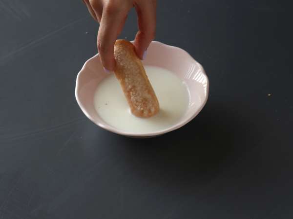 Tiramisu Kelapa dengan Raffaello - Persiapan langkah 5