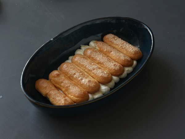 Tiramisu Kelapa dengan Raffaello - Persiapan langkah 6