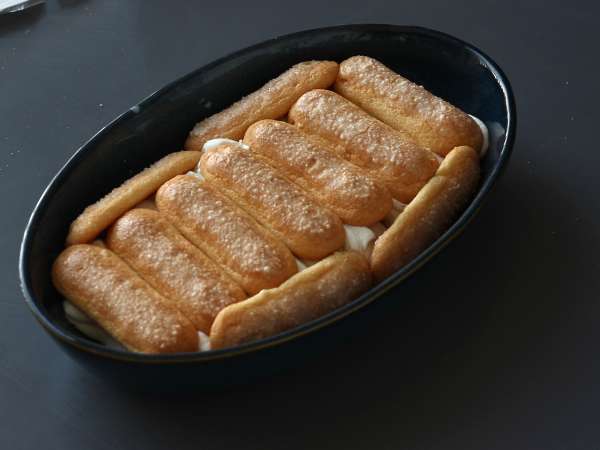 Tiramisu Kelapa dengan Raffaello - Persiapan langkah 8