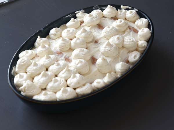 Tiramisu Kelapa dengan Raffaello - Persiapan langkah 10