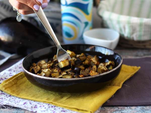 Terong dalam penggorengan udara: lauk ringan yang siap dalam waktu singkat - Persiapan langkah 4