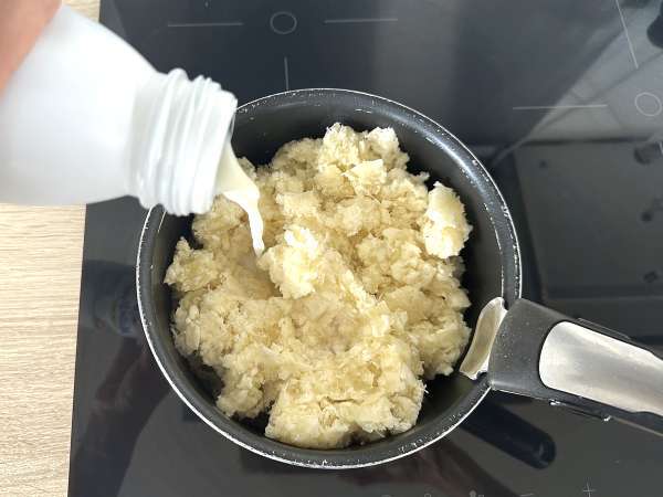 Pure singkong yang lembut dan mudah - Persiapan langkah 4