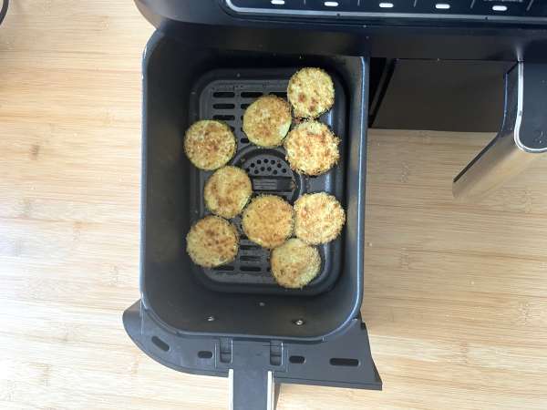 Keripik cukini dengan Penggorengan Udara - Persiapan langkah 6