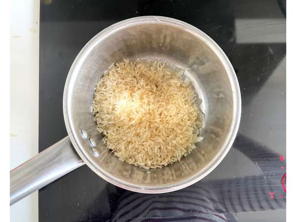 Cara membuat nasi putih - Persiapan langkah 2