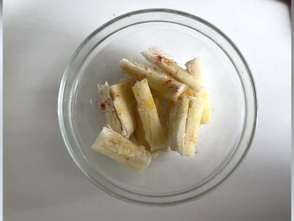 Singkong goreng: camilan yang renyah dan sehat - Persiapan langkah 3