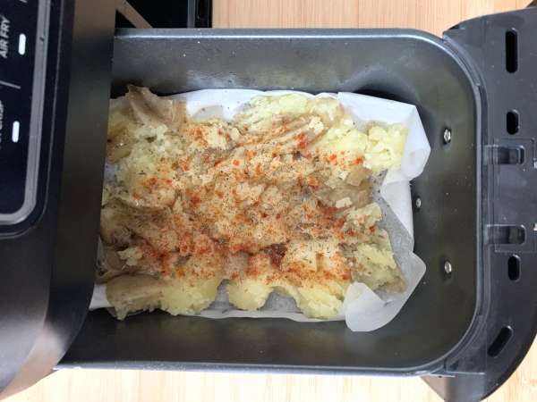 Kentang tumbuk dengan Air Fryer, lauk yang sangat renyah! - Persiapan langkah 3