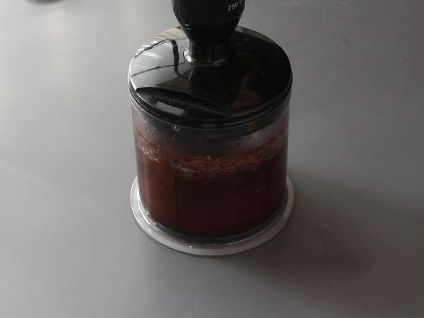 Chocolate pear fudge, hidangan penutup yang sangat mudah dibuat hanya dengan 2 bahan saja! - Persiapan langkah 4