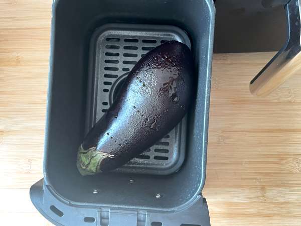 Terong dilapisi tepung roti ala Milan tapi vegetarian - Memasak dengan Air Fryer - Persiapan langkah 2