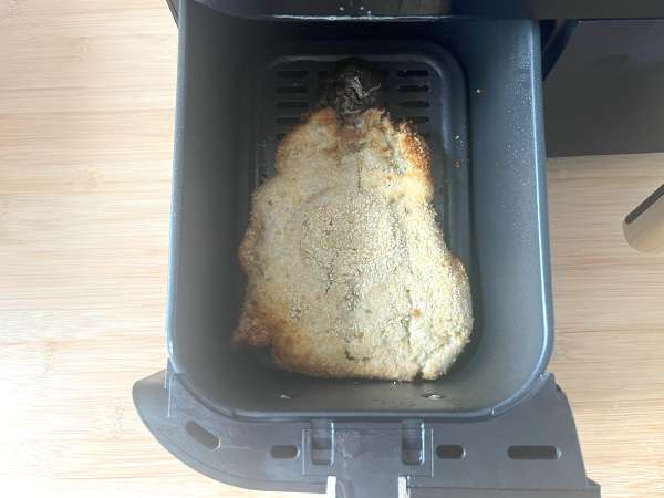 Terong dilapisi tepung roti ala Milan tapi vegetarian - Memasak dengan Air Fryer - Persiapan langkah 11