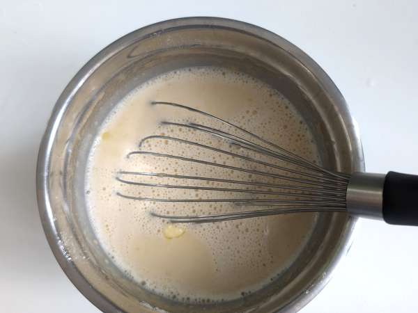 Clafoutis aprikot dengan Penggorengan Udara - Persiapan langkah 3