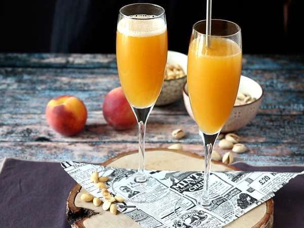 Bellini, koktail persik Italia yang mudah dibuat di rumah! - Persiapan langkah 3