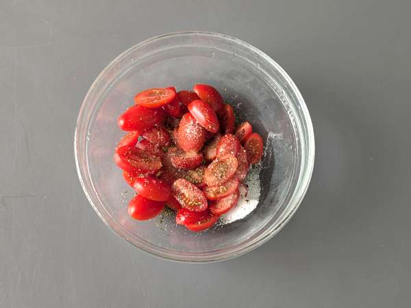Tomat yang sesuai dengan penggorengan udara - Persiapan langkah 2