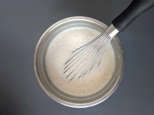 Flan puding bebas laktosa - Persiapan langkah 7