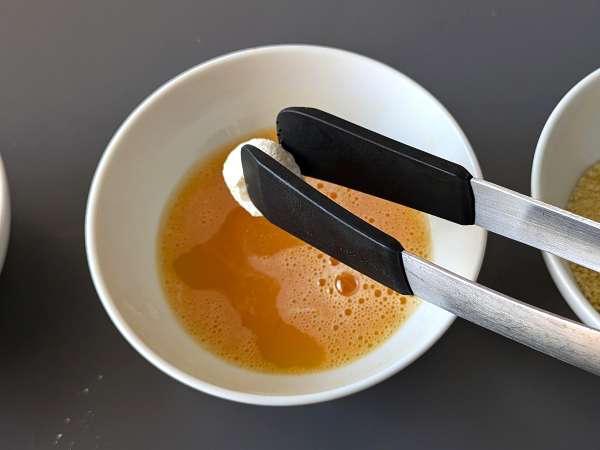 Mozzarelline dalam penggorengan udara - Persiapan langkah 4