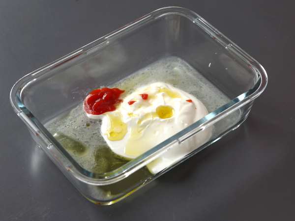 Gyros dengan salmon, sandwich ikan Yunani yang sempurna untuk musim panas! - Persiapan langkah 1