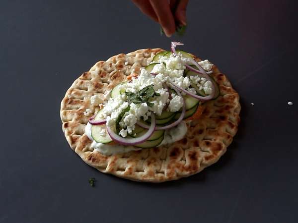 Gyros dengan salmon, sandwich ikan Yunani yang sempurna untuk musim panas! - Persiapan langkah 6