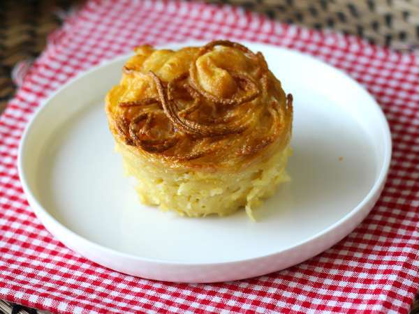 Telur dadar pasta dalam penggorengan udara - Persiapan langkah 8