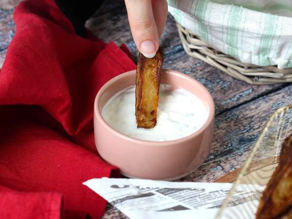 Bagaimana cara membuat kentang goreng yang renyah di dalam Air Fryer? - Persiapan langkah 8