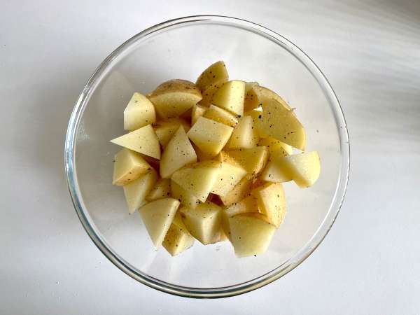 Kentang panggang dengan chimichurri - Persiapan langkah 2