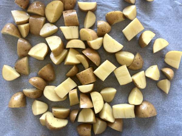 Kentang panggang dengan chimichurri - Persiapan langkah 3