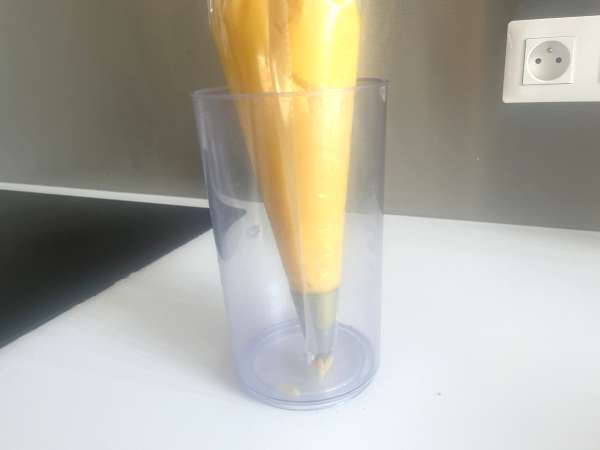 Churros yang dimasak di dalam Air Fryer - Persiapan langkah 5