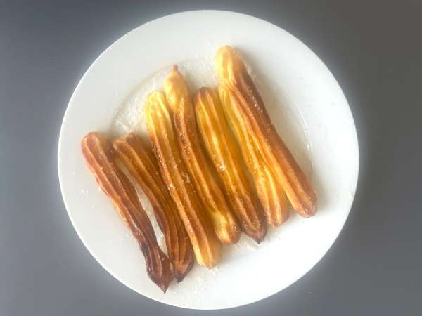 Churros yang dimasak di dalam Air Fryer - Persiapan langkah 8