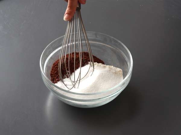 Muffin cokelat terbaik: besar dan lembap - Persiapan langkah 1