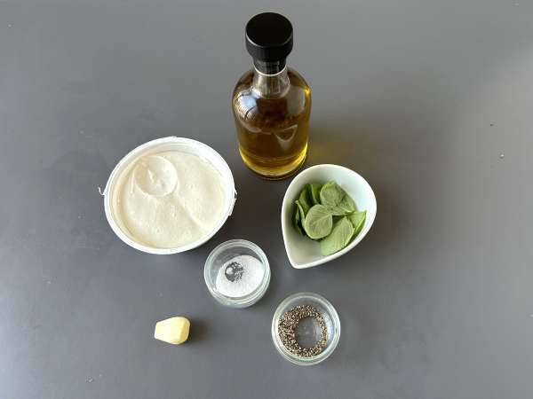 Pasta dengan krim ricotta dan kemangi - Persiapan langkah 2