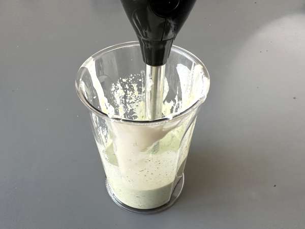 Pasta dengan krim ricotta dan kemangi - Persiapan langkah 4