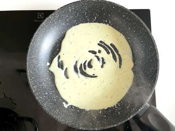 Pasta dengan krim ricotta dan kemangi - Persiapan langkah 5