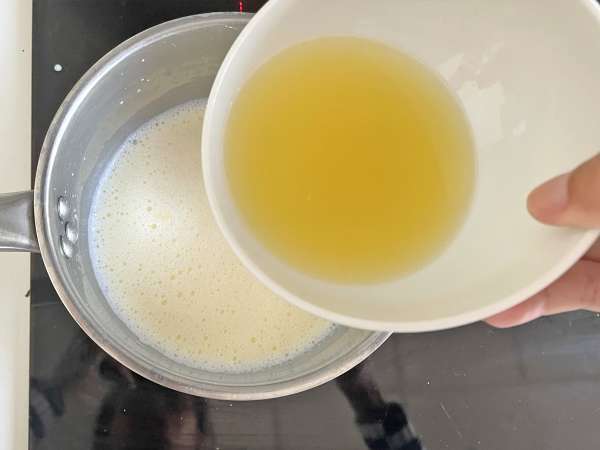 Lemon Posset, hidangan penutup lemon tanpa panggang yang akan Anda sukai - Persiapan langkah 5